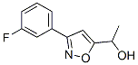5(1-羟基乙基)-3(3-氟苯基)-异噁唑结构式_889938-98-1结构式