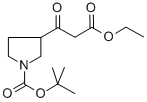 3-(1-boc-3-吡咯烷)-3-氧代丙酸乙酯结构式_889955-52-6结构式