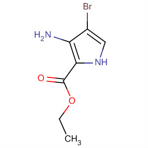 3-氨基-4-溴-1H-吡咯-2-羧酸乙酯结构式_890656-26-5结构式