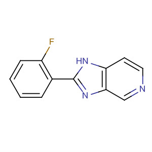 2-(2-氟苯基)-3H-咪唑并[4,5-c]吡啶结构式_89075-43-4结构式
