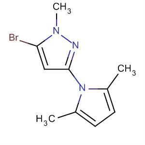 5-溴-3-(2,5-二甲基吡咯基)-1-甲基吡唑结构式_89088-51-7结构式