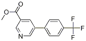 5-(4-(三氟甲基)苯基)吡啶-3-羧酸甲酯结构式_893734-81-1结构式