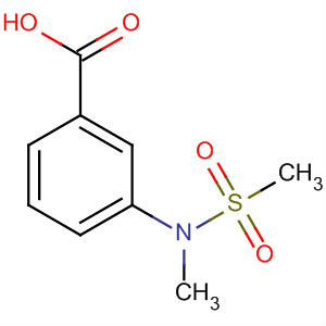 3-(N-甲基甲烷磺胺)苯甲酸结构式_89469-46-5结构式