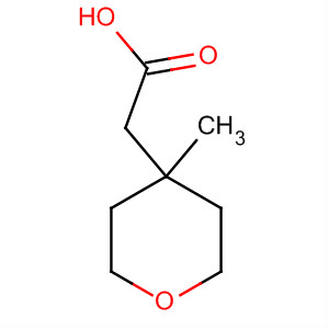 2-(4-甲基四氢-2H-吡喃-4-基)乙酸结构式_894789-84-5结构式