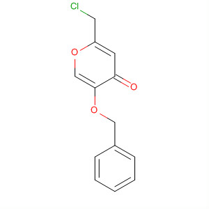 5-(苄氧基)-2-(氯甲基)-4H-吡喃-4-酮结构式_89539-54-8结构式