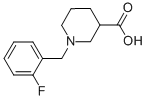 1-(2-氟苄基)哌啶-3-羧酸结构式_896046-65-4结构式