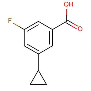 3-环丙基-5-氟苯甲酸结构式_896161-19-6结构式