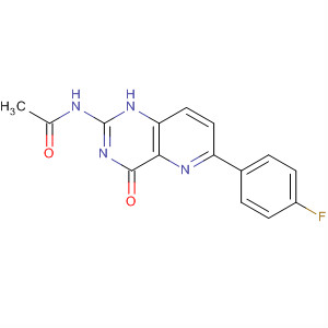 2-乙酰氨基-6-(4-氟苯基)-吡啶并[3,2-d]嘧啶-4(3h)-酮结构式_897361-25-0结构式