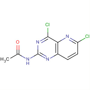 N-(4,6-二氯-吡啶并[3,2-d]嘧啶-2-基)-乙酰胺结构式_897361-59-0结构式
