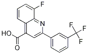 8-氟-2-(3-(三氟甲基)苯基)喹啉-4-羧酸结构式_897557-60-7结构式