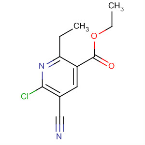 6-氯-5-氰基-2-乙基烟酸乙酯结构式_898227-76-4结构式