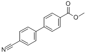 4-氰基-[1,1-联苯]-4-羧酸甲酯结构式_89900-95-8结构式