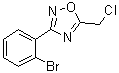 3-(2-溴苯基)-5-(氯甲基)-1,2,4-噁二唑结构式_90224-62-7结构式