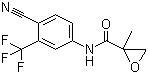 N-[4-氰基-3-(三氟甲基)苯基]甲基环氧丙烯酰胺结构式_90357-51-0结构式