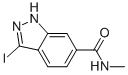 3-碘-n-甲基-1H-吲唑-6-羧酰胺结构式_906000-50-8结构式