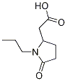 5-Oxo-1-propyl-2-pyrrolidineacetic acid Structure