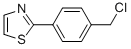 2-[4-(氯甲基)苯基]-1,3-噻唑结构式_906352-61-2结构式