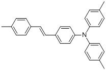 二-对甲苯-[4-(2-对甲苯-乙烯基)-苯基]-胺结构式_90884-12-1结构式
