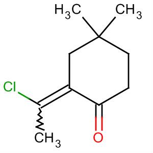 2-(1-氯-亚乙基)-4,4-二甲基-环己酮结构式_910635-43-7结构式