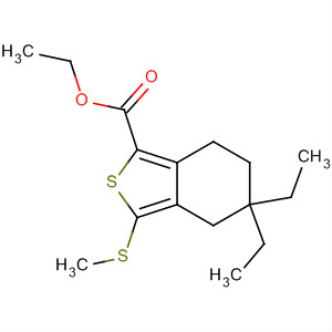 5,5-二乙基-3-甲基磺酰基-4,5,6,7-四氢-苯并[c]噻吩-1-羧酸乙酯结构式_910635-55-1结构式