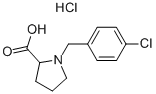 1-(4-Chloro-benzyl)-pyrrolidine-2-carboxylic acid hydrochlorideStructure,910804-10-3Structure 1-(4-Chloro-benzyl)-pyrrolidine-2-carboxylic acid hydrochloride Structure,910804-10-3Structure