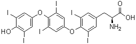 甲状腺素-4-羟基-3,5-二碘苯基醚结构式_911661-90-0结构式