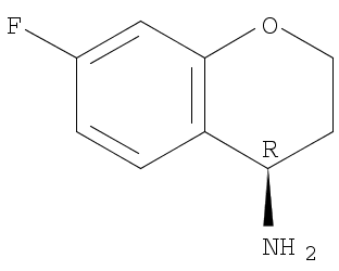(R)-7-氟苯并二氢吡喃-4-胺结构式_911826-11-4结构式