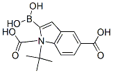 2-硼-1H-吲哚-1,5-二羧酸-1-(1,1-二甲基乙酯)结构式_913388-58-6结构式