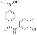 N-(3-氯-4-甲基苯基) 4-硼苯甲酰胺结构式_913835-37-7结构式