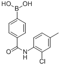 N-(2-氯-4-甲基苯基) 4-硼苯甲酰胺结构式_913835-39-9结构式