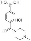 N-4-甲基哌嗪 4-硼苯甲酰胺盐酸盐结构式_913835-43-5结构式