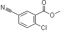 2-氯-5-氰基苯甲酸甲酯结构式_914106-36-8结构式
