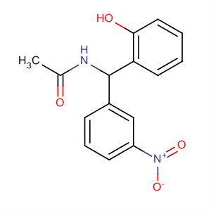 N-[(2-羟基苯基)-(3-硝基苯基)-甲基]-乙酰胺结构式_915019-18-0结构式