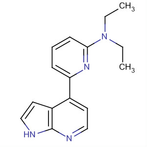 N,N-二乙基-6-(1H-吡咯并[2,3-b]吡啶-4-基)吡啶-2-胺结构式_916172-52-6结构式