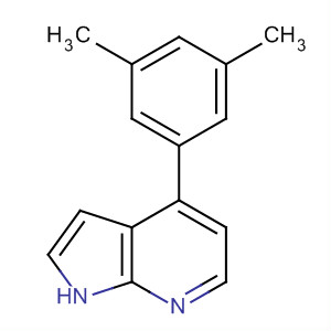 4-(3,5-二甲基-苯基)-1H-吡咯并[2,3-b]吡啶结构式_916173-12-1结构式
