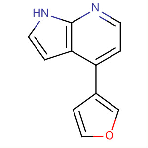 4-呋喃-3-基-1H-吡咯并[2,3-b]吡啶结构式_916173-34-7结构式