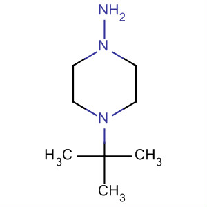 1-Piperazinamine, 4-(1,1-dimethylethyl)- Structure,916519-04-5Structure