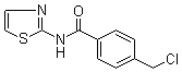 4-氯甲基-n-噻唑-2-基-苯甲酰胺结构式_916791-23-6结构式