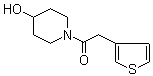 1-(4-羟基-哌啶-1-基)-2-噻吩-3-基-乙酮结构式_916791-31-6结构式