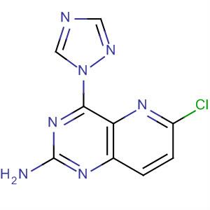6-氯-4-[1,2,4]噻唑-1-基-吡啶并[3,2-d]嘧啶-2-基-胺结构式_917759-03-6结构式