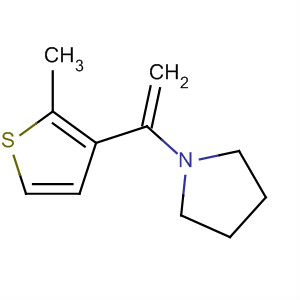 1-[1-(2-甲基-3-噻吩)乙烯]吡咯烷结构式_917957-71-2结构式