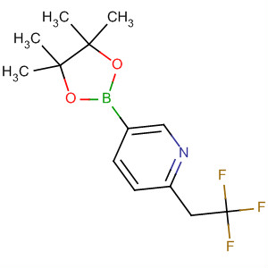 2-(2,2,2-三氟乙基)吡啶-5-硼酸频那醇酯结构式_917969-86-9结构式