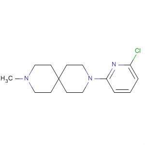 3-(6-氯-吡啶-2-基)-9-甲基-3,9-二氮杂螺[5.5]十一烷结构式_918653-24-4结构式