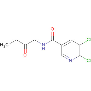 5,6-二氯-N-(2-氧代丁基)烟酰胺结构式_919354-06-6结构式