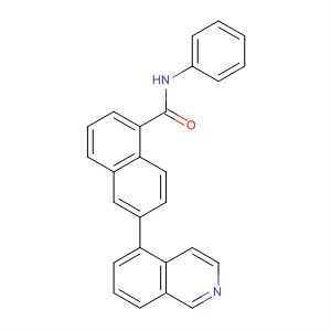 6-(5-异喹啉)-N-苯基-1-萘羧酰胺结构式_919363-06-7结构式