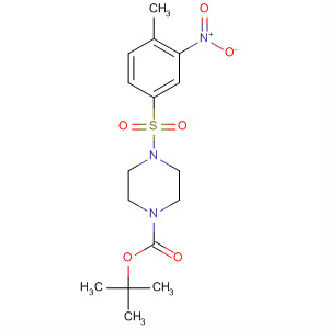 4-(4-甲基-3-硝基苯磺酰基)-哌嗪-1-羧酸叔丁酯结构式_919536-43-9结构式