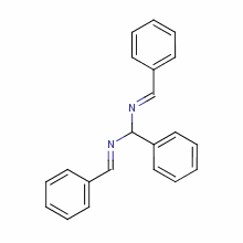 三苯甲醛缩二氨结构式_92-29-5结构式