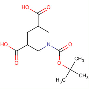 1-(叔丁氧基羰基)哌啶-3,5-二羧酸结构式_920297-39-8结构式