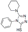 4-苯基-5-哌啶-1-基-4h-1,2,4-三唑-3-硫醇结构式_92110-77-5结构式