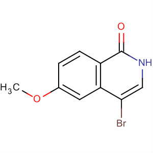 4-溴-6-甲氧基-1(2H)-异喹啉酮结构式_923278-23-3结构式